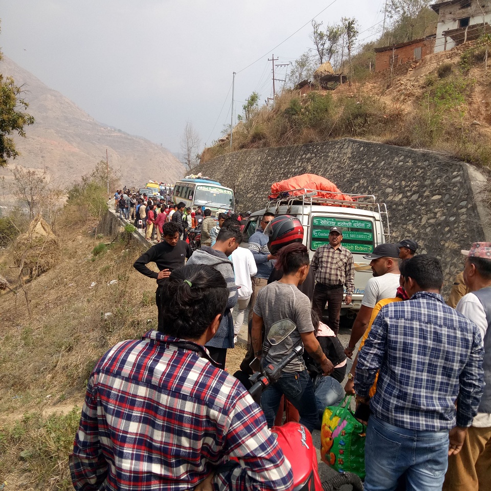 सिन्धुलीमा दुर्घटनामा मोटरसाइकल चालकको मृत्यु